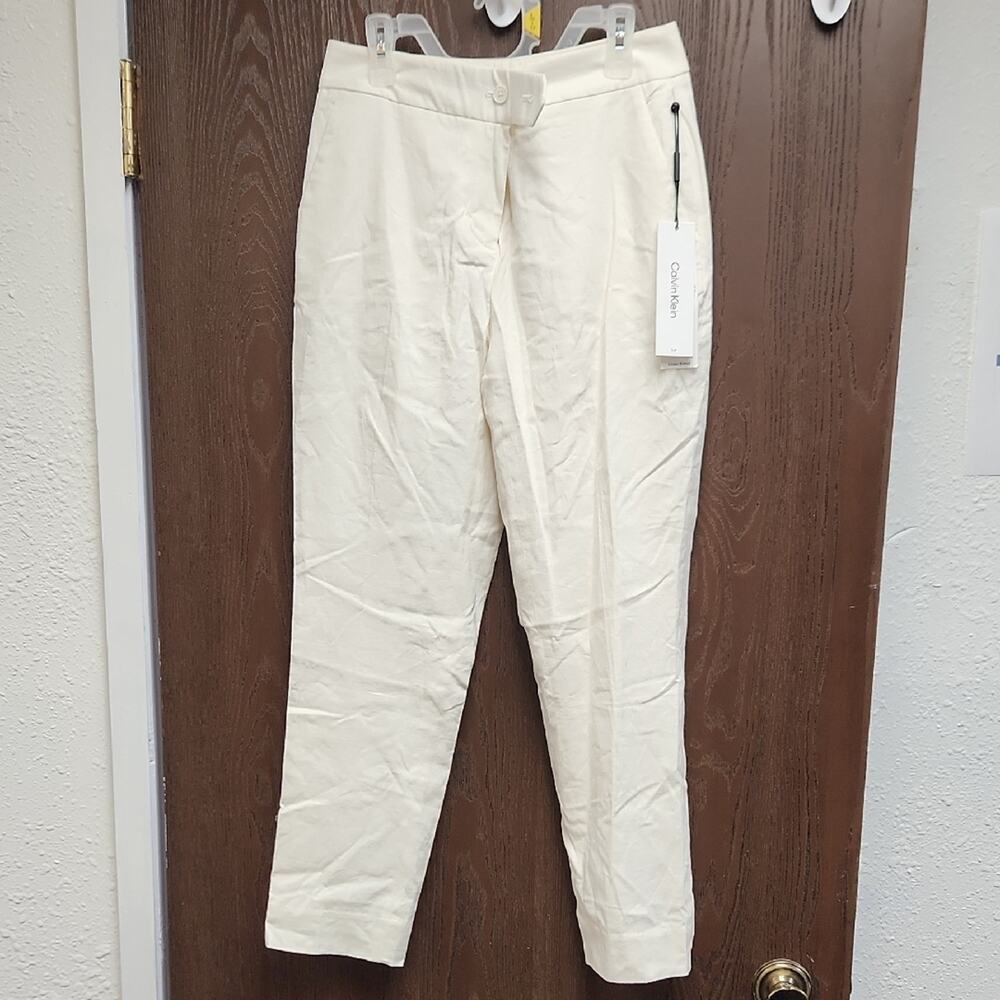 Calvin Klein Off-White Trousers